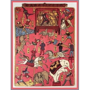 .Decor Poster.Room wall art interior design.Chinese acrobatic circus act 16 x 24 Inch Poster