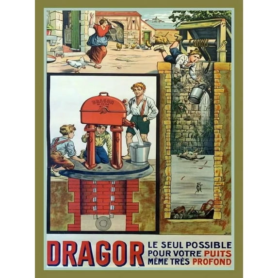 .Decor Poster.Vintage Room interior.Wall design art.Victorian better well 11 x 17 Inch Poster