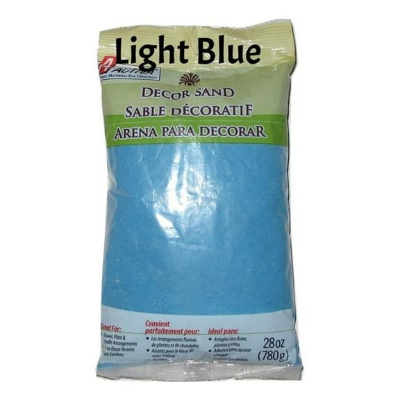 Decor Sand Activa 28 oz Bag of Decorative Sand, Light Blue