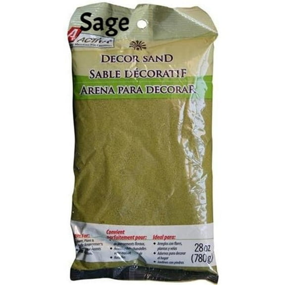 Decor Sand Activa 28 oz Bag of Decorative Sand, Sage