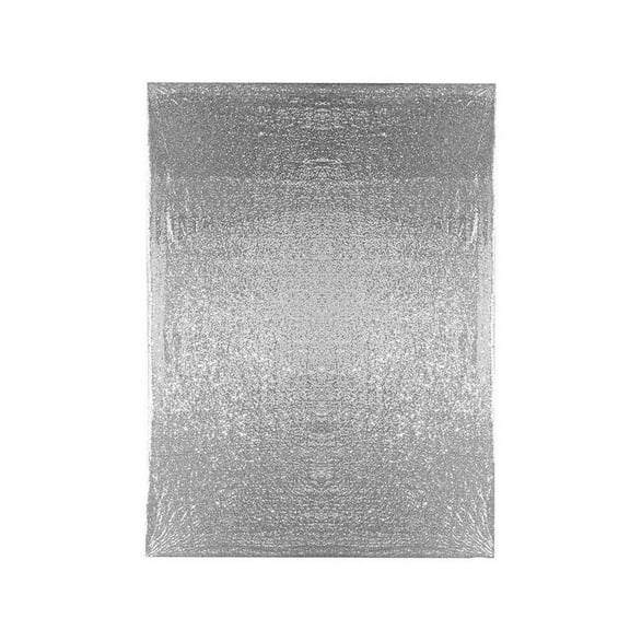 MUSEYA Shimmer Backdrop Sequins Silver Classic Candy Buffets 1Pack 47.2x70.9in