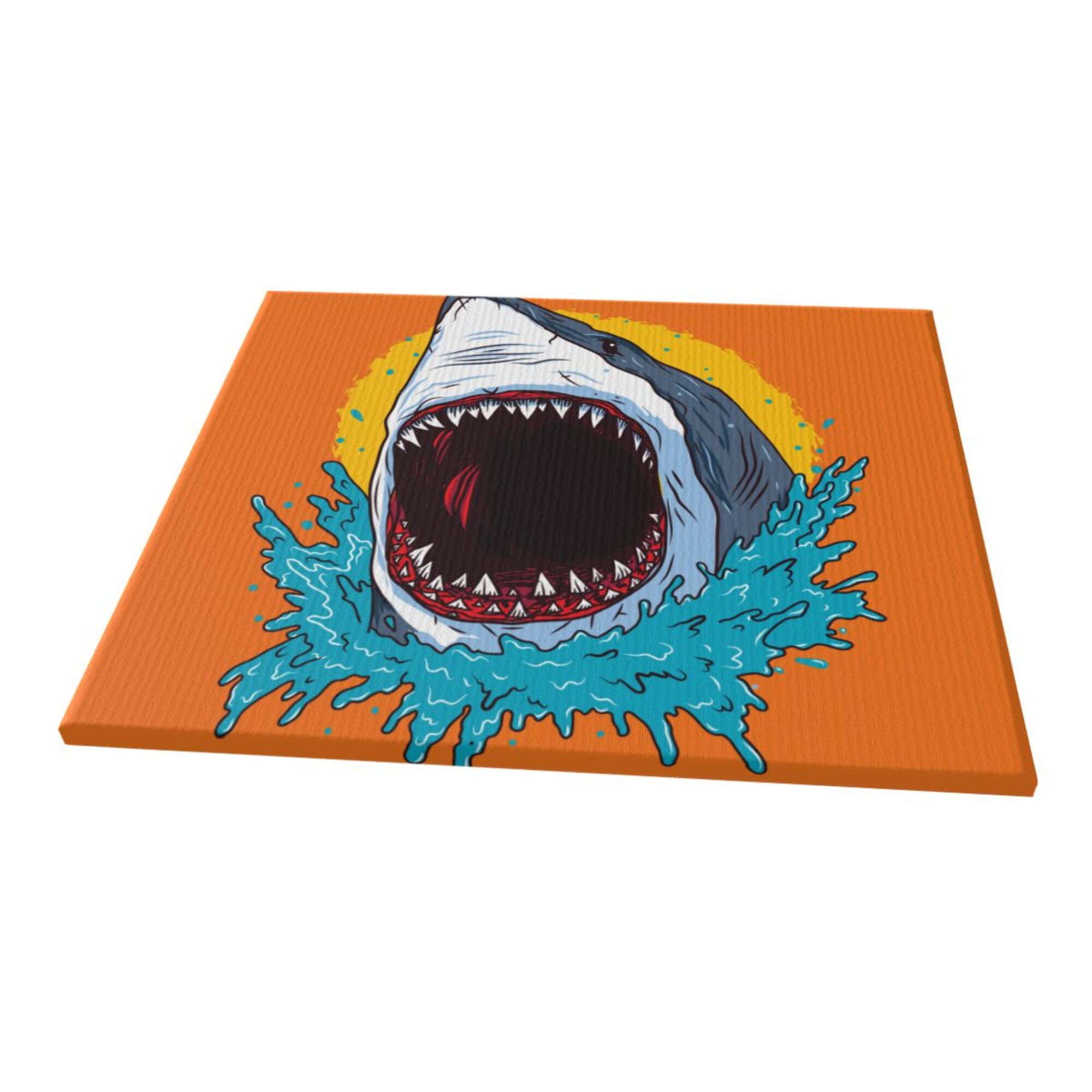 Shark Poster Hanger Frame - 12x16 Inch Coastal Wall Art With Wooden Frames For Boys Room, Classroom - View #10