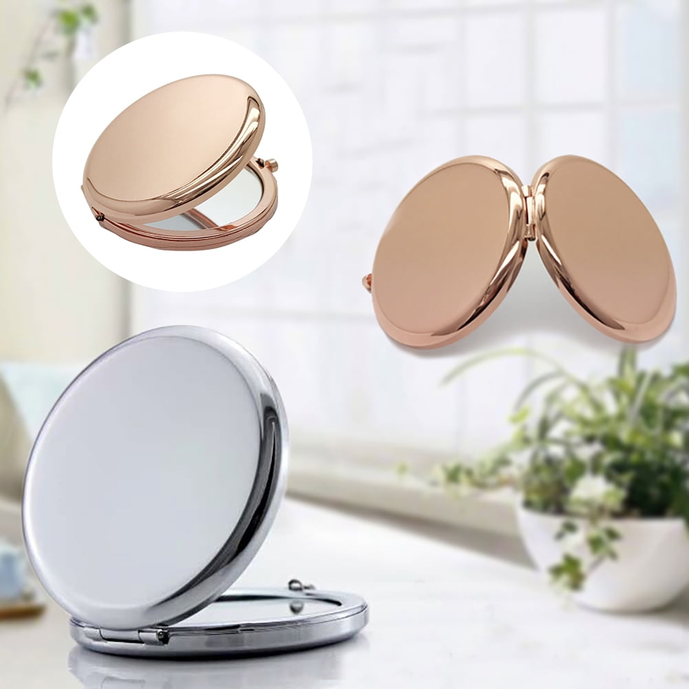1pc Vintage Rhinestone Pearl Decor Mirror, Double-sided Portable Makeup  Mirror, Folding Mini Beauty Mirror, Carry-on Round Makeup Mirror, Pocket  Compact Mirror, Don't Miss These Great Deals