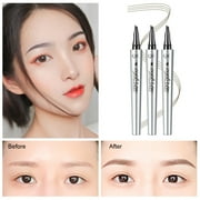Decor Store QIC Four Bifurcated Head Waterproof Long Lasting Eyebrow Pencil Makeup Cosmetics