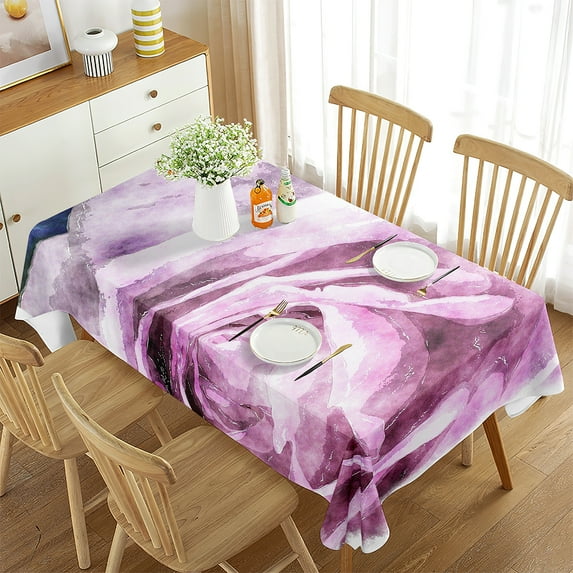 Decor Table Coffee Room Dining Room Living for Cover Table Rectangle Drawing Art Watercolor Tableclo