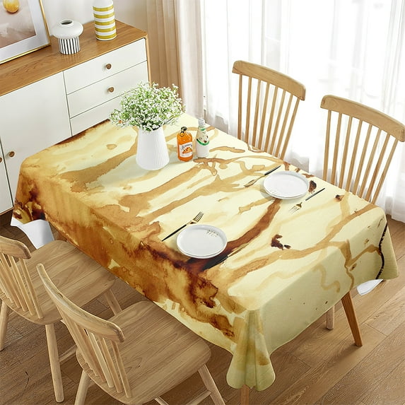 Decor Table Coffee Room Dining Room Living for Cover Table Rectangle Drawing Art Watercolor Tableclo