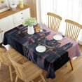 thumbnail image 1 of Decor Table Dining Kitchen for Cover Table Washable Photo States Landscape City Metropolis Skyscrap, 1 of 5