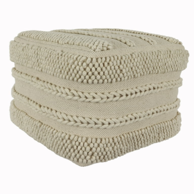 Decor therapy 2024 round pouf