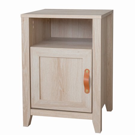 Decor Therapy Greer 23" Wood Square End Table with Storage Drawer, Blondewood