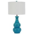 thumbnail image 1 of Decor Therapy Harper Ceramic Table Lamp 26.5"H Table Lamp with Round Drum Shade, 1 of 2
