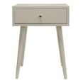 thumbnail image 1 of Decor Therapy Mid Century 1-Drawer Wood Side Table, 14'' x 18'' x 24'' - White, 1 of 6