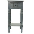 thumbnail image 1 of Decor Therapy Simplify 1-Drawer Accent Table, Narrow End, 28" x 14" x 14" -  Antique Navy, 1 of 5