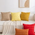 thumbnail image 1 of Vorkoi Decor Throw Couch Pillow Covers,18x18 Linen Grey Sofa Pillows,Square Sofa Cushion Covers, 1 of 3