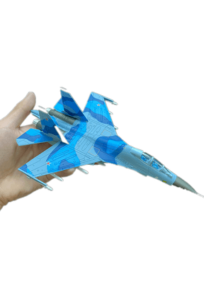 Decor Toy Alloy Model SU-30MKK Fighter Classic Home Office Gift Display for Aviation Fans