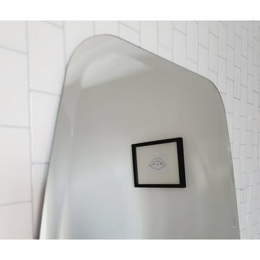 Decor Wonderland 23.6 x 39.5 Large Sydney Modern Oval Frameless Bathroom Vanity Mirror