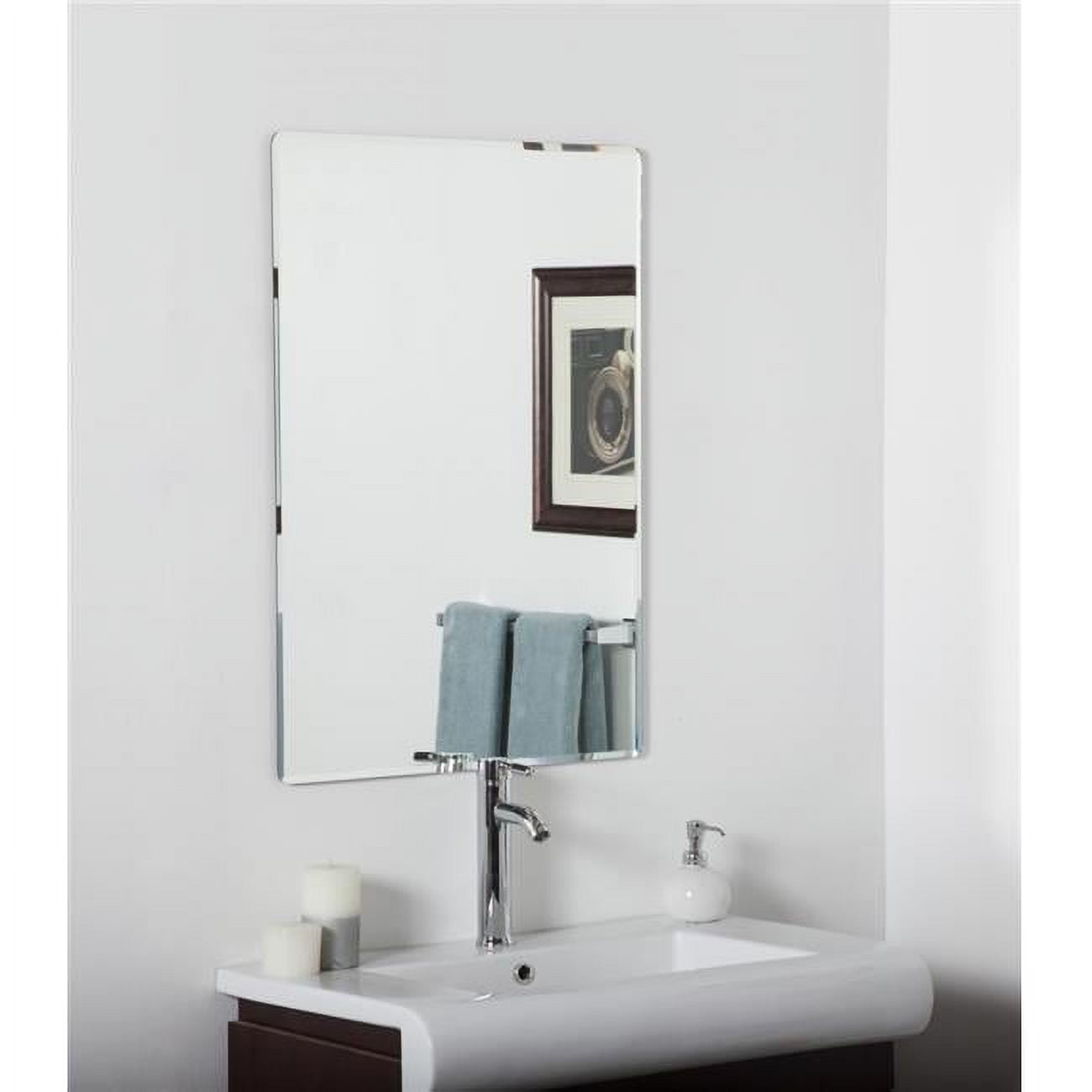 Vera XL 39.5" Frameless Beveled Vanity Mirror