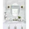Decor Wonderland Khloe Bathroom Mirror - Oval Frameless - Walmart.com