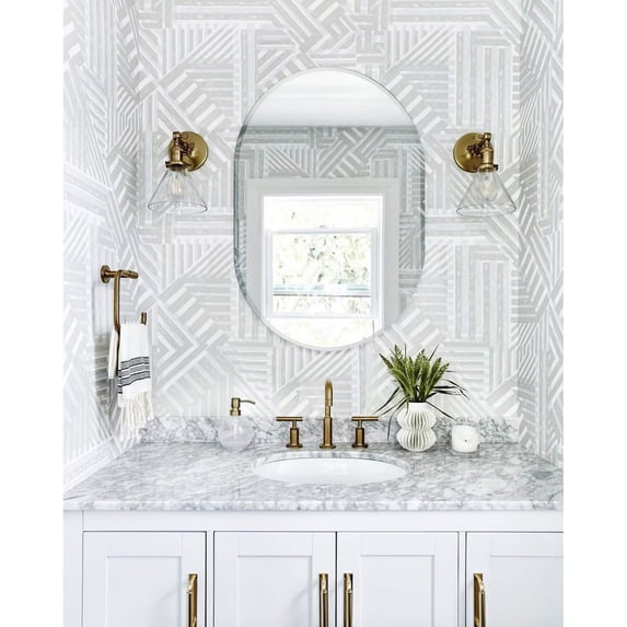 Khloe Modern bathroom mirror - Walmart.com
