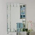 thumbnail image 1 of Decor Wonderland SSM414-1C Prince Modern Bathroom Mirror - Silver, 1 of 1