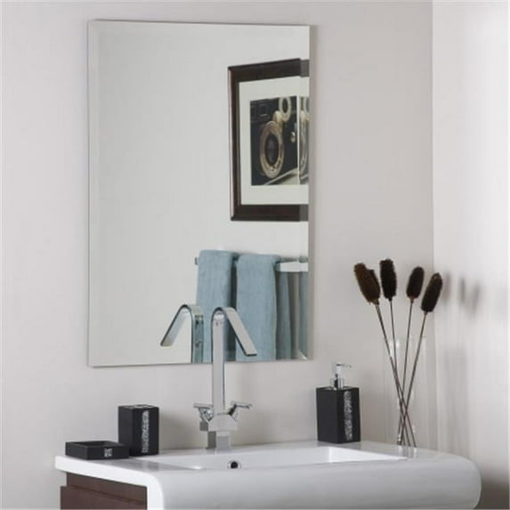 Decor Wonderland SSM8001 Frameless Square Beveled Mirror