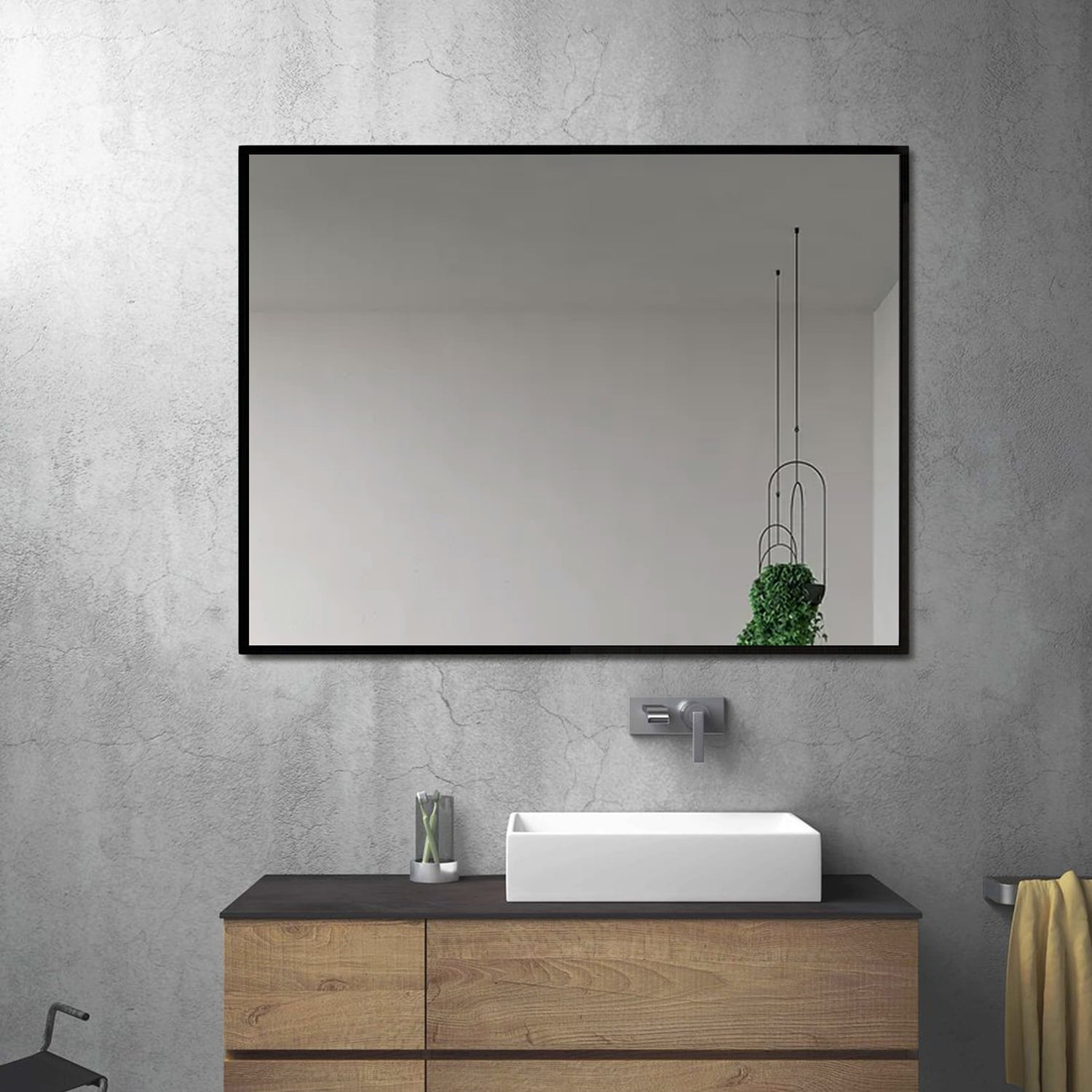 Venta Silver Rectangular Bathroom Vanity Mirror