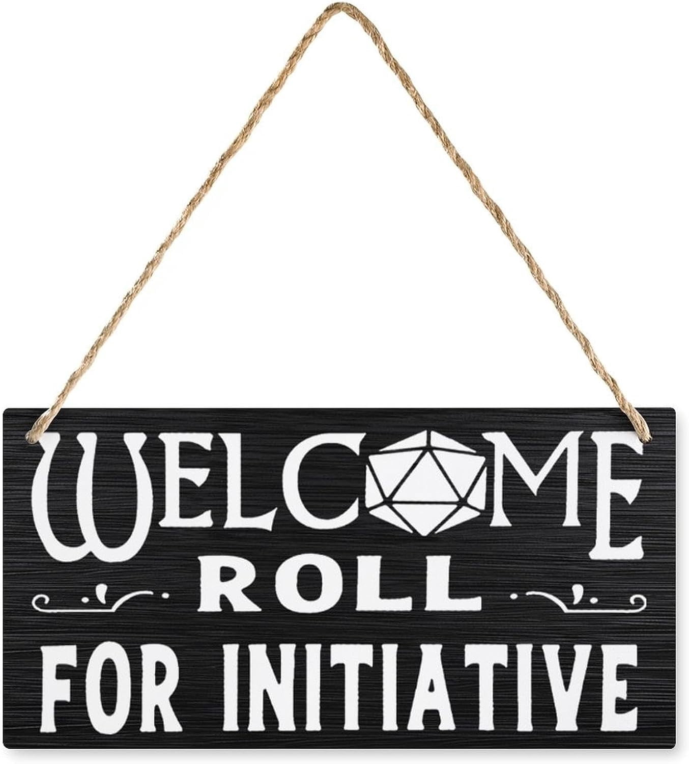 Decor Wooden Sign Welcome Roll for Initiative - Home Decorative Printed ...