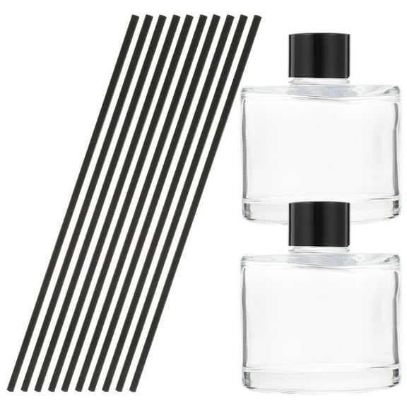 FENGGUIQU Aromatherapy Containers Empty Glass Bottle Spa Interior Decor