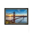 thumbnail image 1 of DecorArts - Golden Gate Bridge San Francisco Califonia, Giclee Print on Acid Free Cotton Canvas with Matching Classical Solid Wood Frame. Total Size w/Frame: 39.25x27.25", Ready to Hang., 1 of 6
