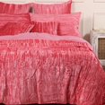 thumbnail image 1 of DecorAvenue Ultra-Luxe Crushed Velvet Cushion Covers Set of 2 No Filler Included Size 24 x 24 Inches Pink Color, 1 of 6