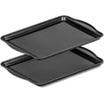 thumbnail image 1 of DecorRack 15 x 10 inch Nonstick Baking Sheet, Heavy Duty Metal Cookie Pan, 2 pack, 1 of 5