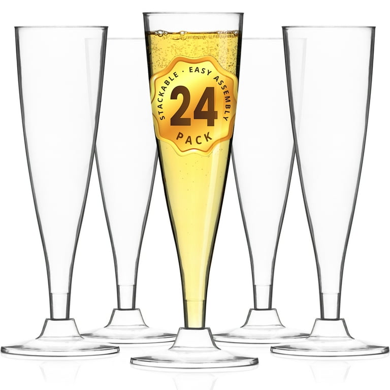 12 oz. Champagne Tumbler - Happy Weekend