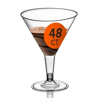 G.E.T. Enterprises SW-1419-1-SAN-CL Clear Plastic 48 oz. Super Martini Glass  - LionsDeal