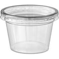 thumbnail image 1 of DecorRack 5.5 oz Plastic Portion Cups with Lids (70 Pack), 1 of 4
