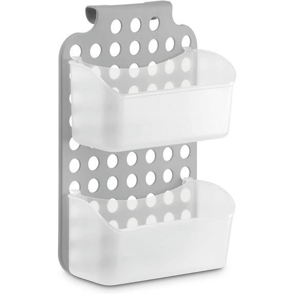 DecorRack Adjustable Hanging Storage, 2 Bins Over Cabinet Door Organizer