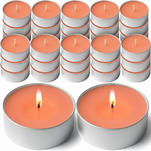 DecorRack Angel Orchid Scented Tealight Candles, 30 Pack