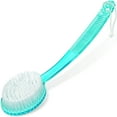 thumbnail image 1 of DecorRack Long Handle Bath Brush with Bristles, Green (1 Pack), 1 of 9