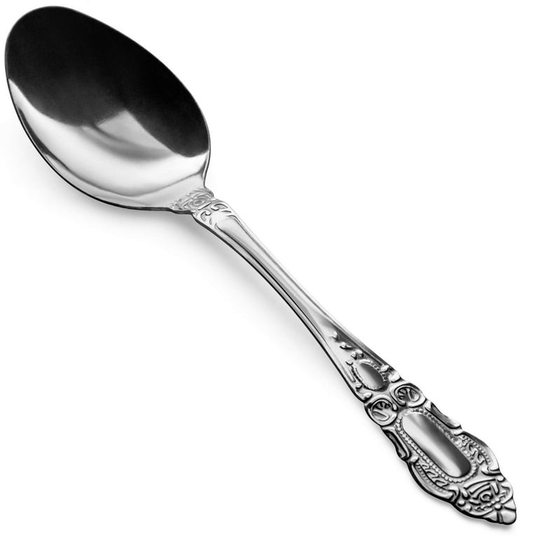 DecorRack Dinner Spoons, Stainless Steel Table Spoons, Set of 12 