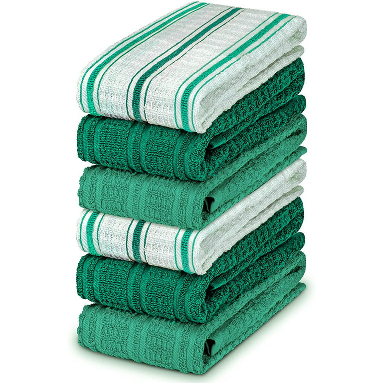 DecorRack 100% Cotton Wash Cloth, 12 x 12 inch Towels, Pastel