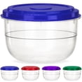 thumbnail image 1 of DecorRack 2.5 Quart Round Plastic Food Storage Container, 1 pack, 1 of 6