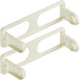 thumbnail image 1 of DecorRack Wall Mount Paper Towel Holder, Flexible Plastic Natural Finish, Cream (2 Pack), 1 of 7