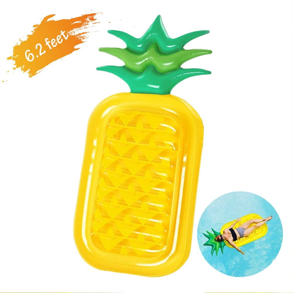 DecorX Inflatable Pineapple Pool Float Raft Summer Outdoor ...