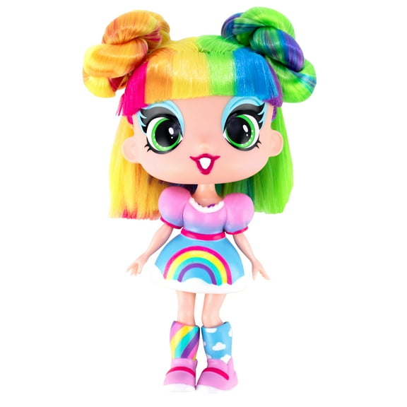 Decora Girlz 5" Tall Collectible Dolls, Shine, over 44-Suprises Inside, Children Ages 4 and up