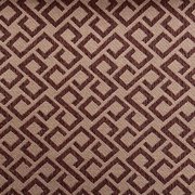 Decora Furnishings 54in Poly-Cotton Jacquard Gridlock Fabric by The Yard, Maple