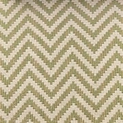 Decora Furnishings Herringbone Jacquard Poly-Cotton Fabric, Upholstery - 54in Green