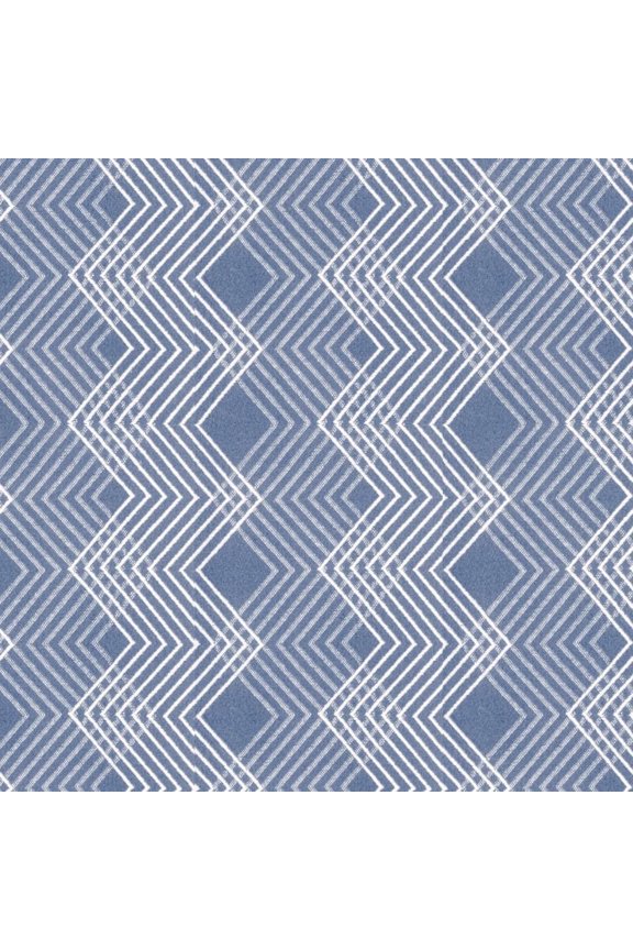 Jacquard Material Artistic Chevron Design Polyester-Cotton Fabric Sofa Curtains Cushion Chair Craft - 54 inches Width - Fabric By The Yard (Celestial Slate)