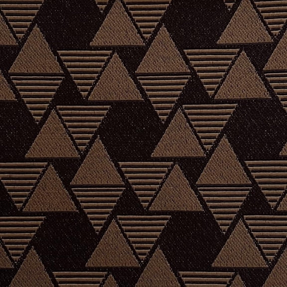 Decora Furnishings 54-Inch Polyester-Cotton Geometric Fabric by The Yard, Brown
