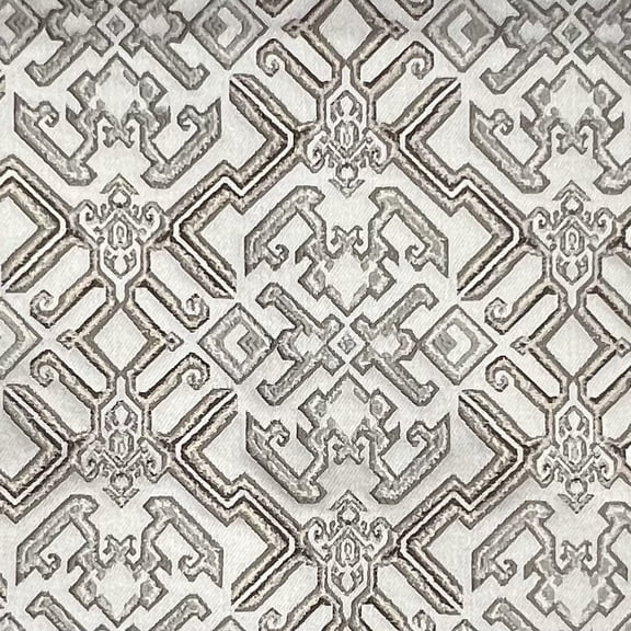 Decora Furnishings Luxurious Premium Brocade Jacquard Mosaic Design Antique Fabric by The Yard, Gold