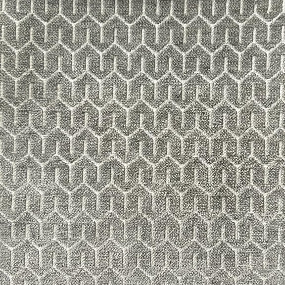 Decora Furnishings Luxurious and Premium Chenille-Jacquard Plain Self Design Fabric for Upholstery, Sofa, Chair, Cushion, Couch, Craft - Width 54 inches - Fabric by The Yard (Cement Gray)
