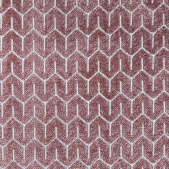 Decora Furnishings Luxurious and Premium Chenille-Jacquard Plain Self Design Fabric for Upholstery, Sofa, Chair, Cushion, Couch, Craft - Width 54 inches - Fabric by The Yard (Rouge)