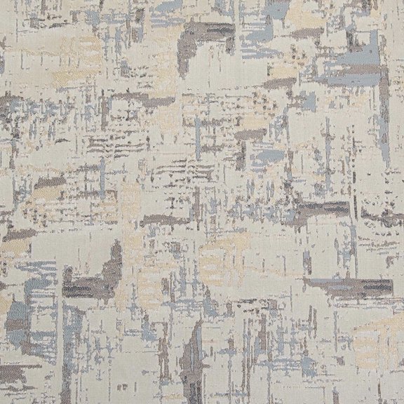 Decora Furnishings Luxurious Premium Jacquard Abstract Design Furnishing Fabric for Upholstery, Window Treatments, Craft Victorian Renaissance Rococo 54" Width Fabric by The Yard (Gray)